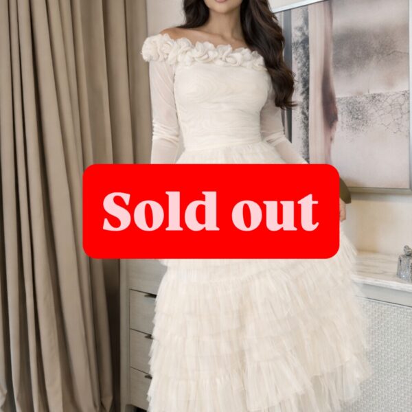 Off white elegant dress