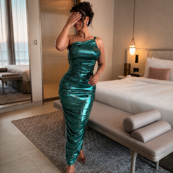 Metallic dress